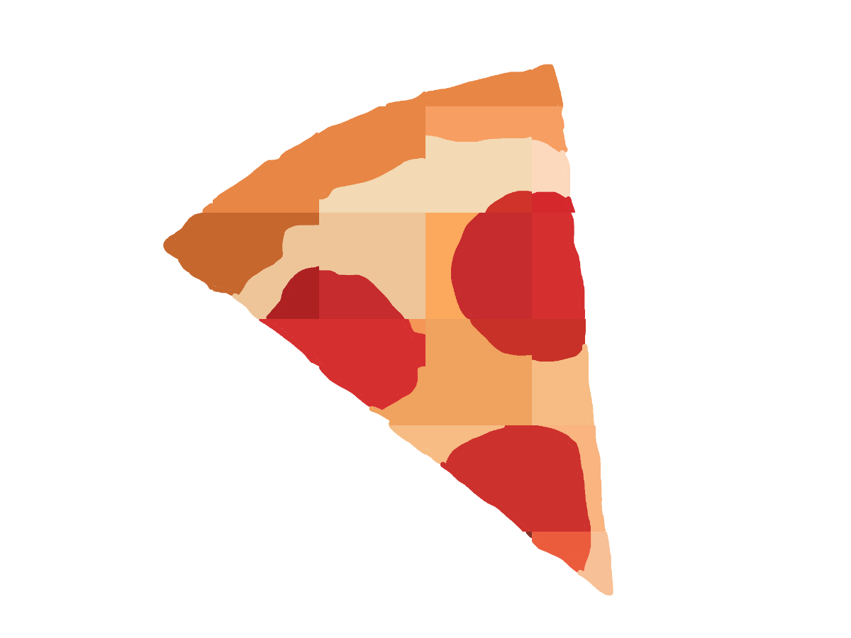 Geometric Pepperoni Delight