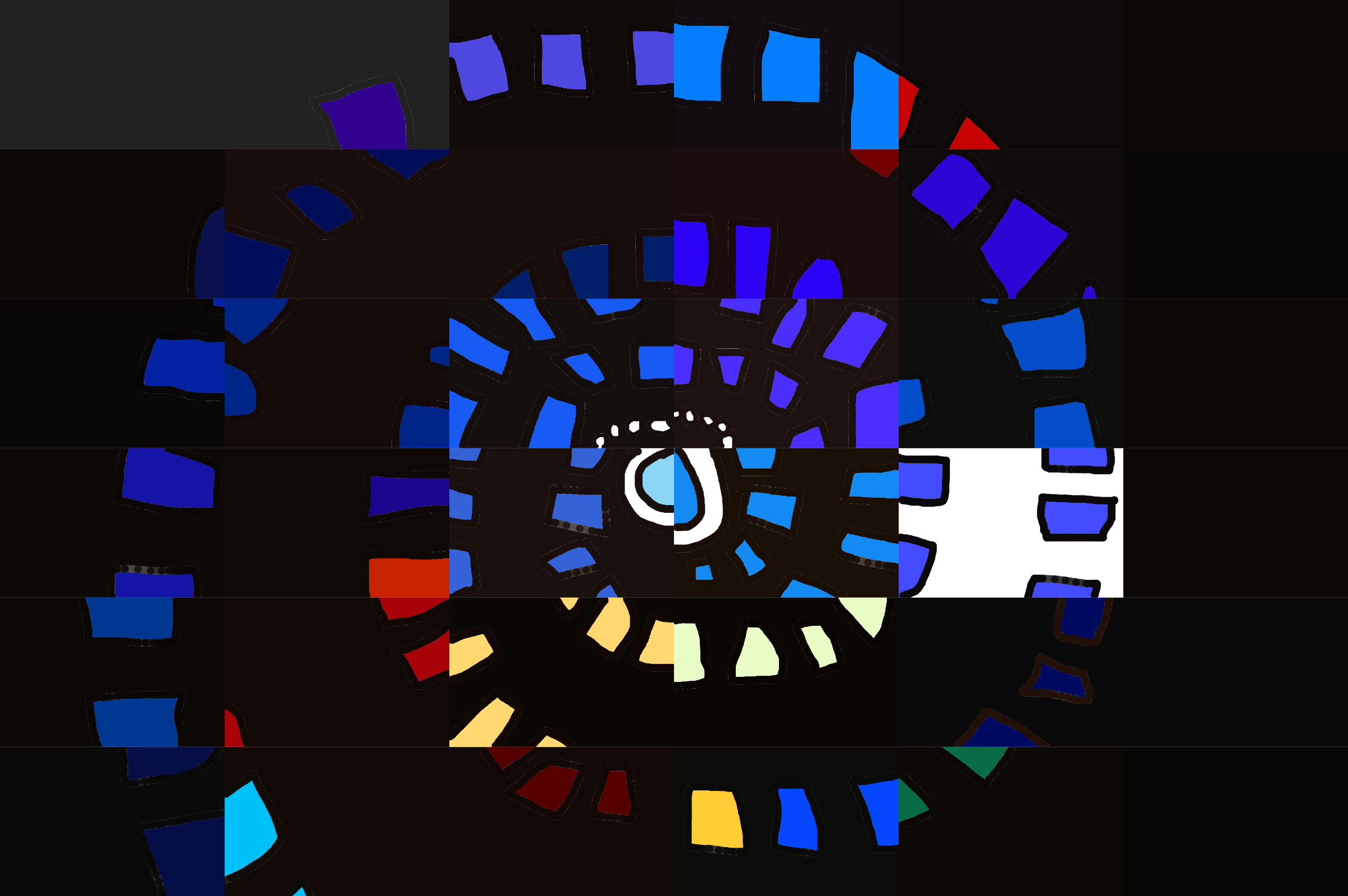 Spiral of Radiant Hues