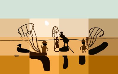 Ocean Silhouettes at Sundown