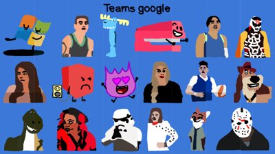 Colorful Pop Icons Mashup