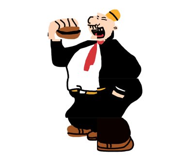 The Joyful Burger Enthusiast